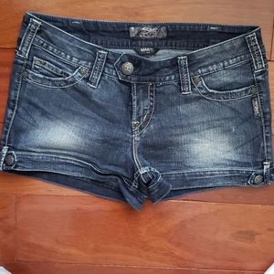 Silver brand jean shorts